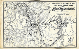 Department of Railways N.S.W. One Day Tour Map of the Blue Mountains | by Blue Mountains Local Studies